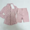 pink shorts set
