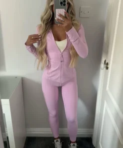 pink set with leggings
