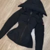 women’s black coat without fur