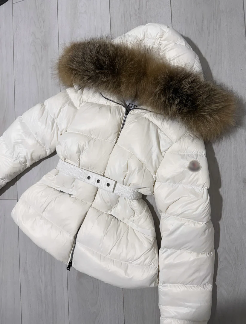 white coat fur hood scannable