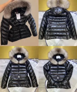 black fur hood coats
