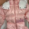 pink puffer coats