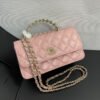 pink gold handle bags
