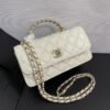 white gold handle bags