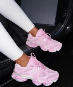 pink trainers