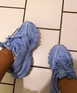 blue trainers