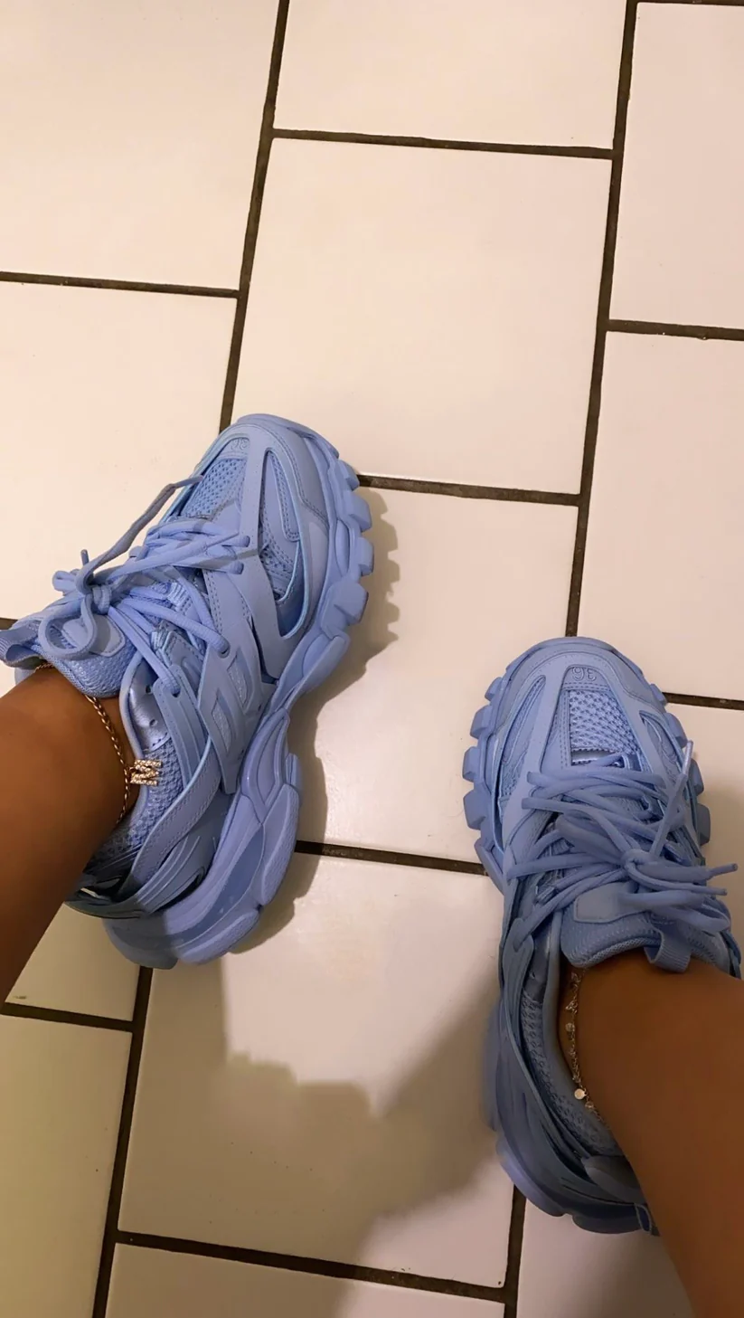 blue trainers