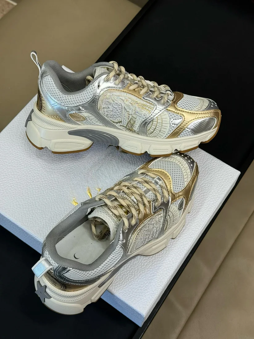 gold/silver trainers