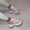 pink/brown trainers